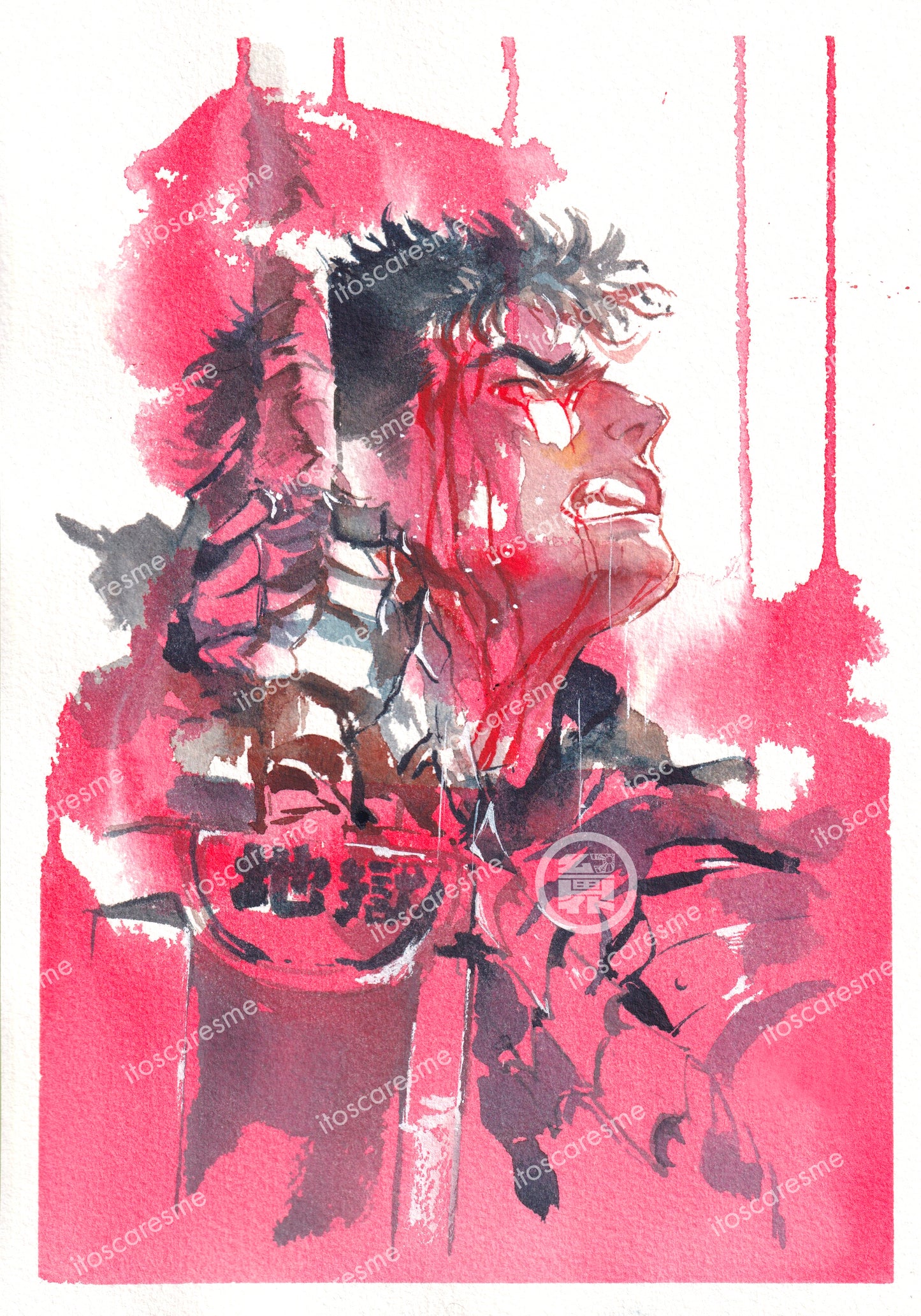 Guts from Berserk ベルセルク- (Print)