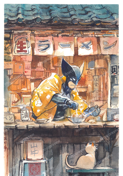 Wolverine ラーメン (Print)