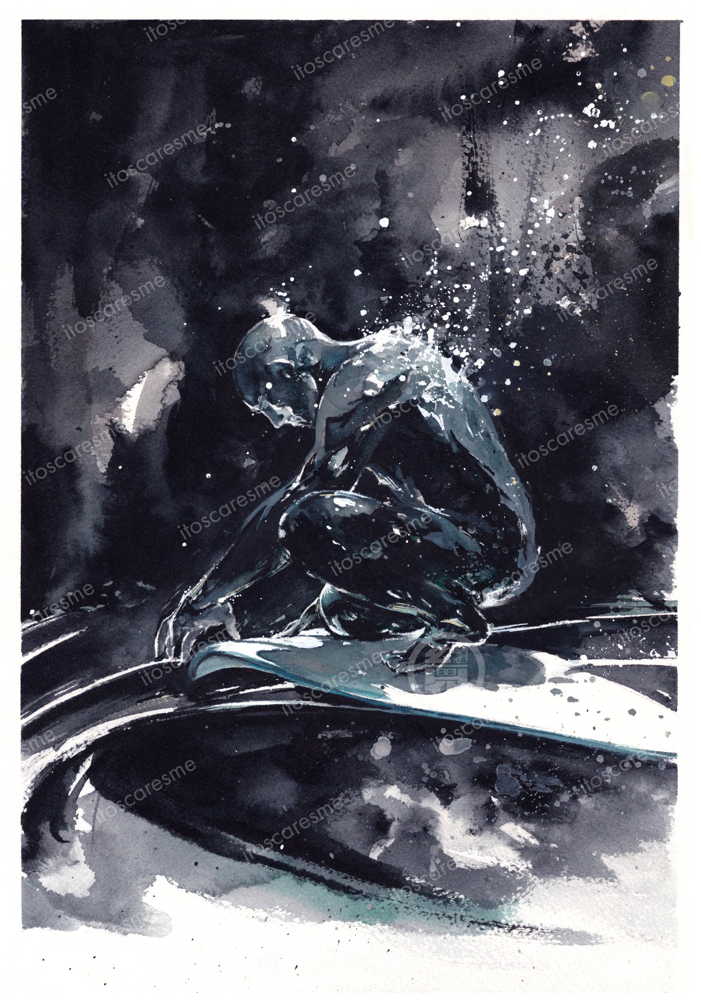 Silver Surfer - シルバー・サーファー (Print)