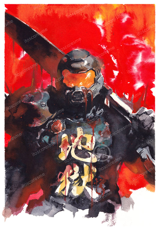 DoomSlayer - ドゥームスレーヤー (Print)