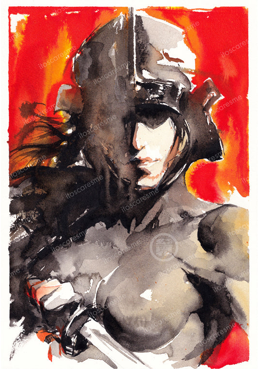 Dark Ronin 夜浪人  (Print)