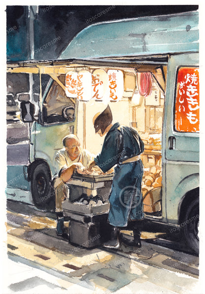 Logan Vendor 焼いも ローガン  (Print)