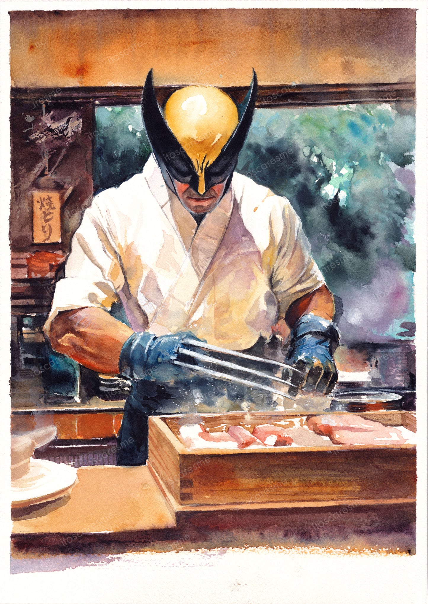 Logan-san 焼き鳥 (Print)