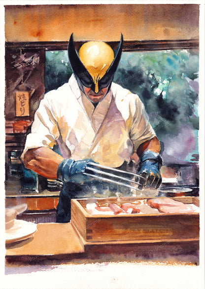 Logan-san 焼き鳥 (Print)