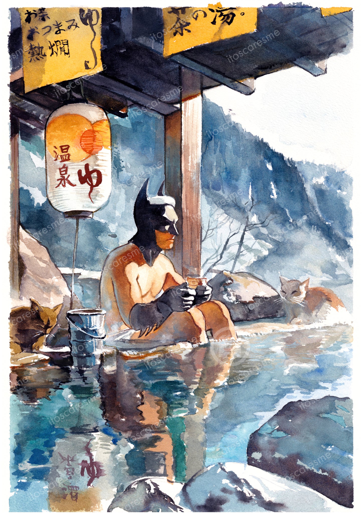 Bruce - Onsen 温泉 (Print)